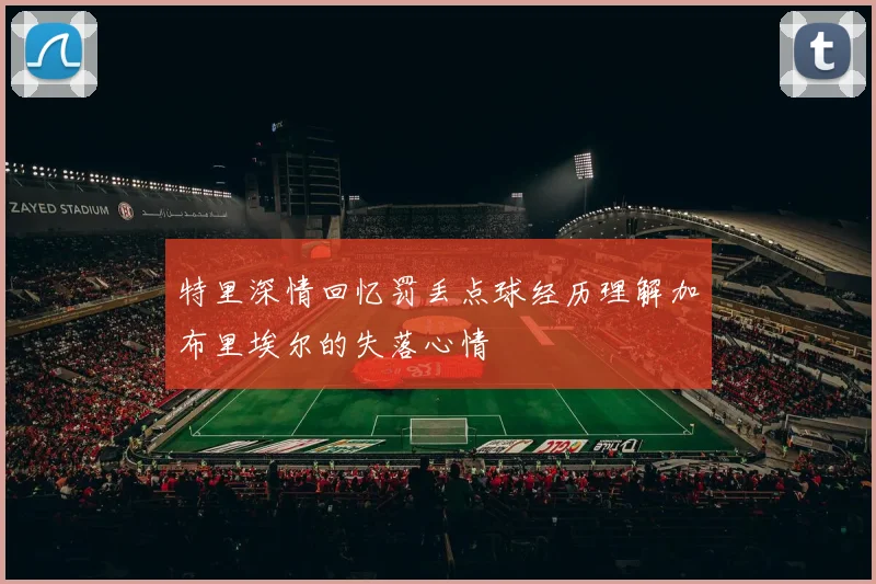 特里深情回忆罚丢点球经历理解加布里埃尔的失落心情